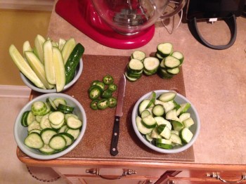 Cutting Cucumbers