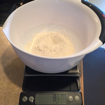 Measuring flour
