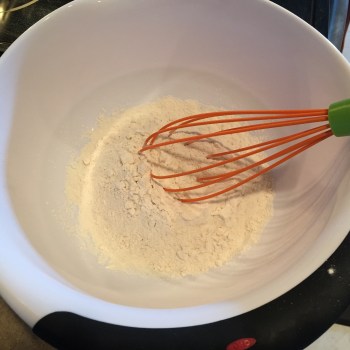 Sifting dry ingredients