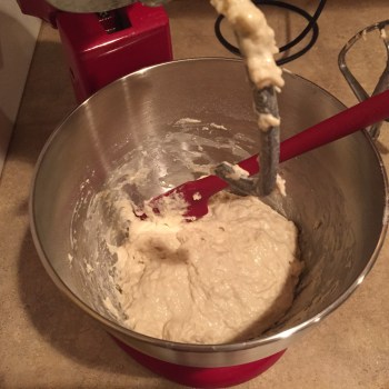 Mixing dough